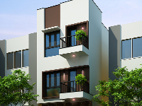 Nhà phố 3 tầng hiện đại 4.8x9m